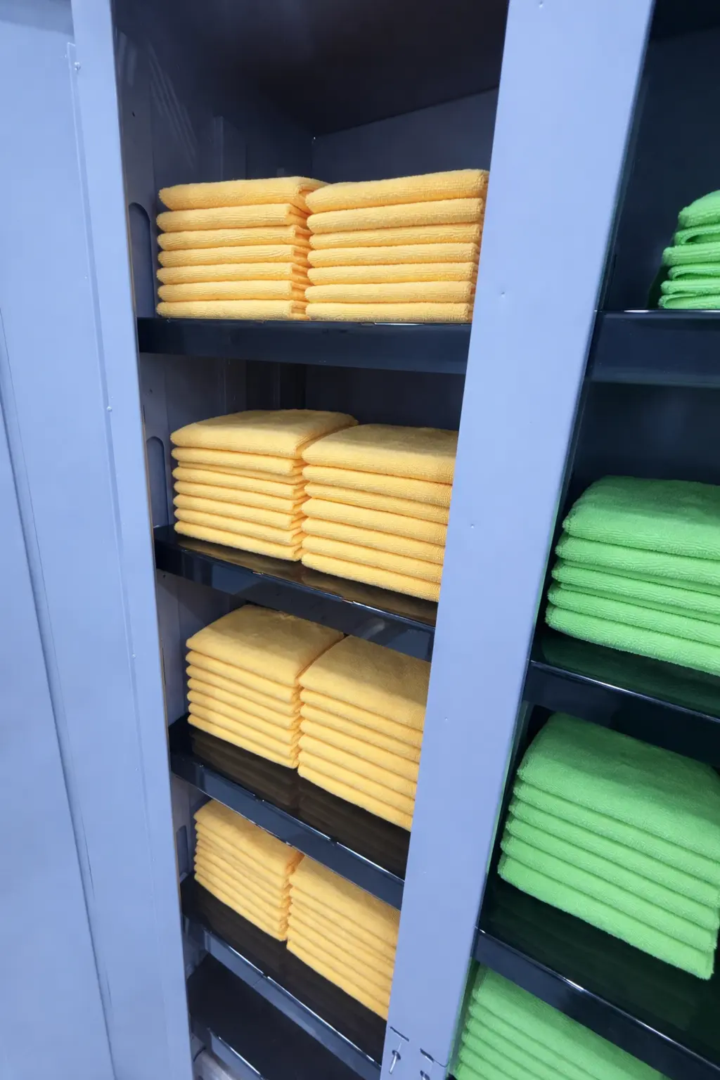 Close-up detail of internal RFID tracking sensors inside RBC1
